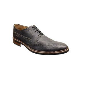 Cole Haan Mens Warren Wingtip C24112 Grey Leather Lace-up Oxfords Shoes Size 13